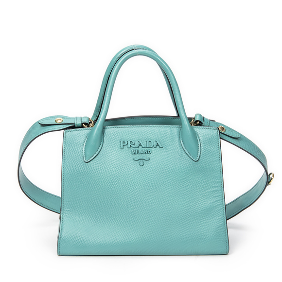 Prada Small Monochrome Top Handle - Picture 1 of 10